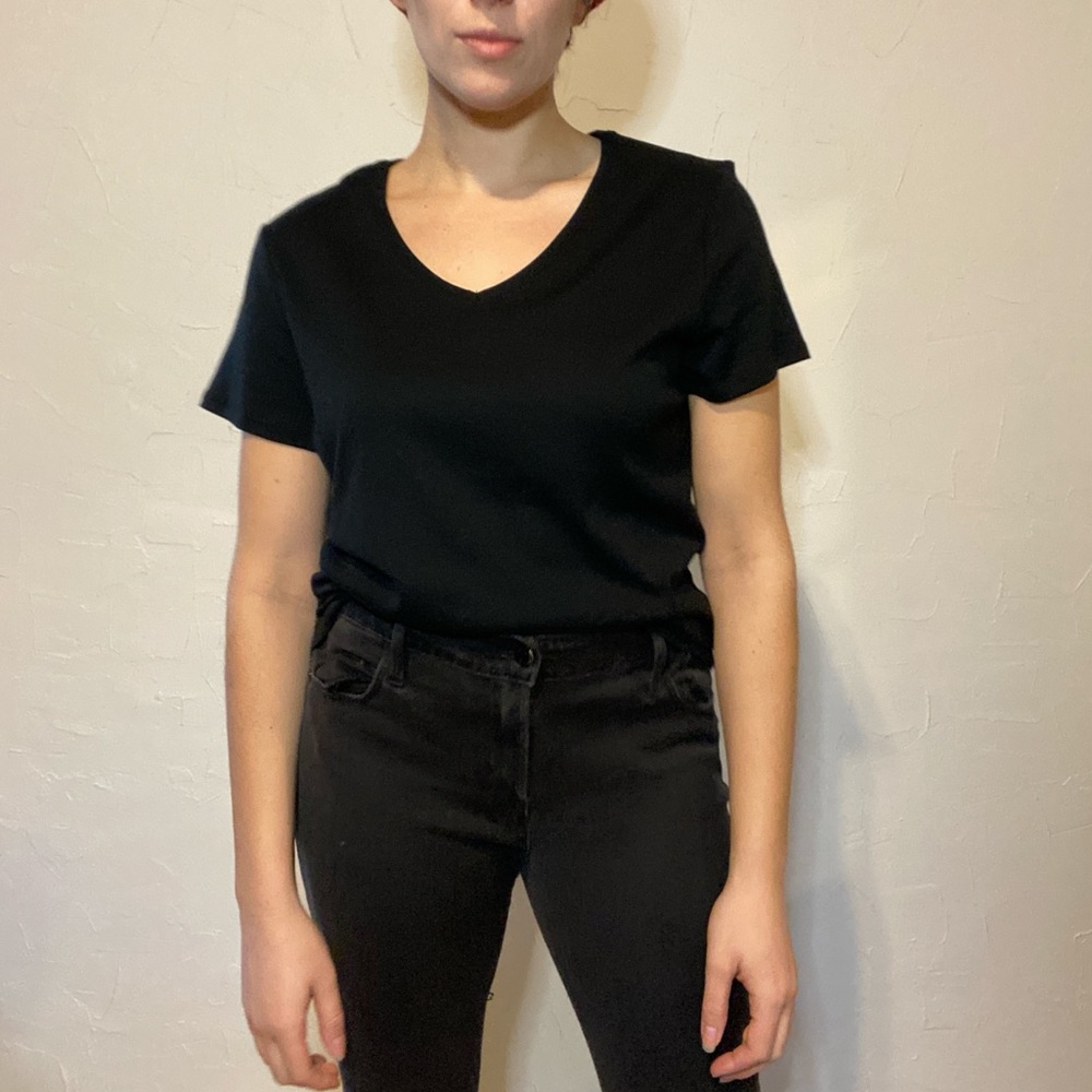 Basic Black Vneck